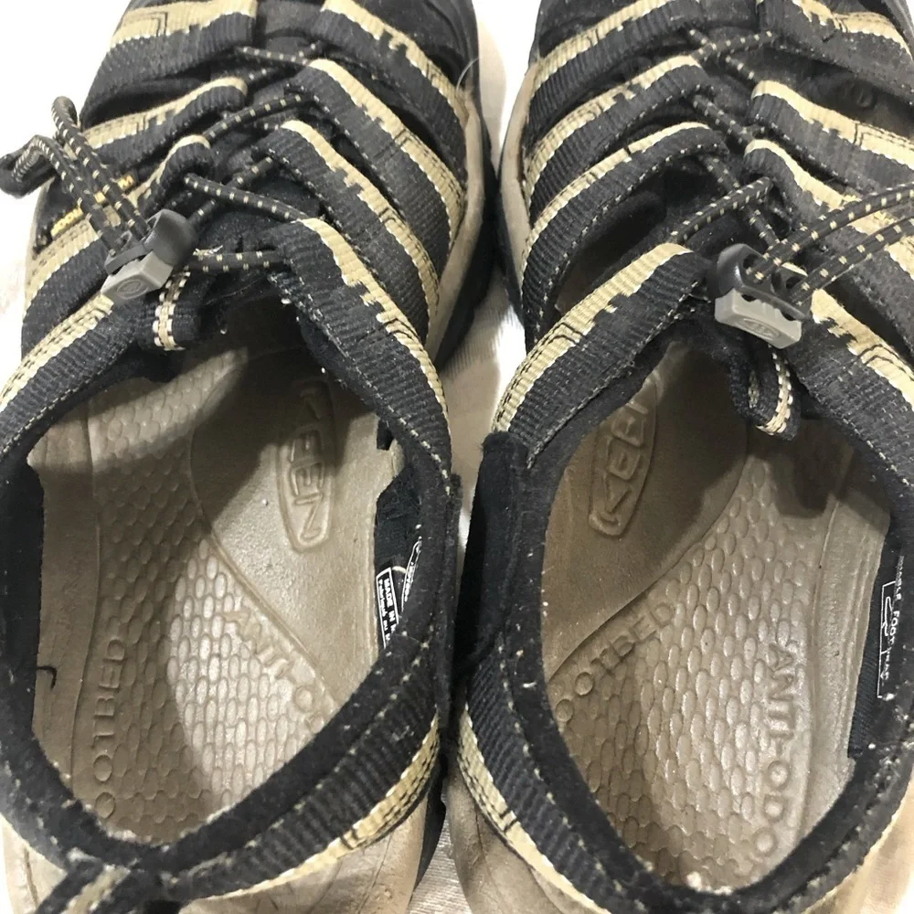Keen Newport H2 Sport Sandals Water Shoes Black/Olive Green US 8.5 EU 41 - Picture 6 of 11